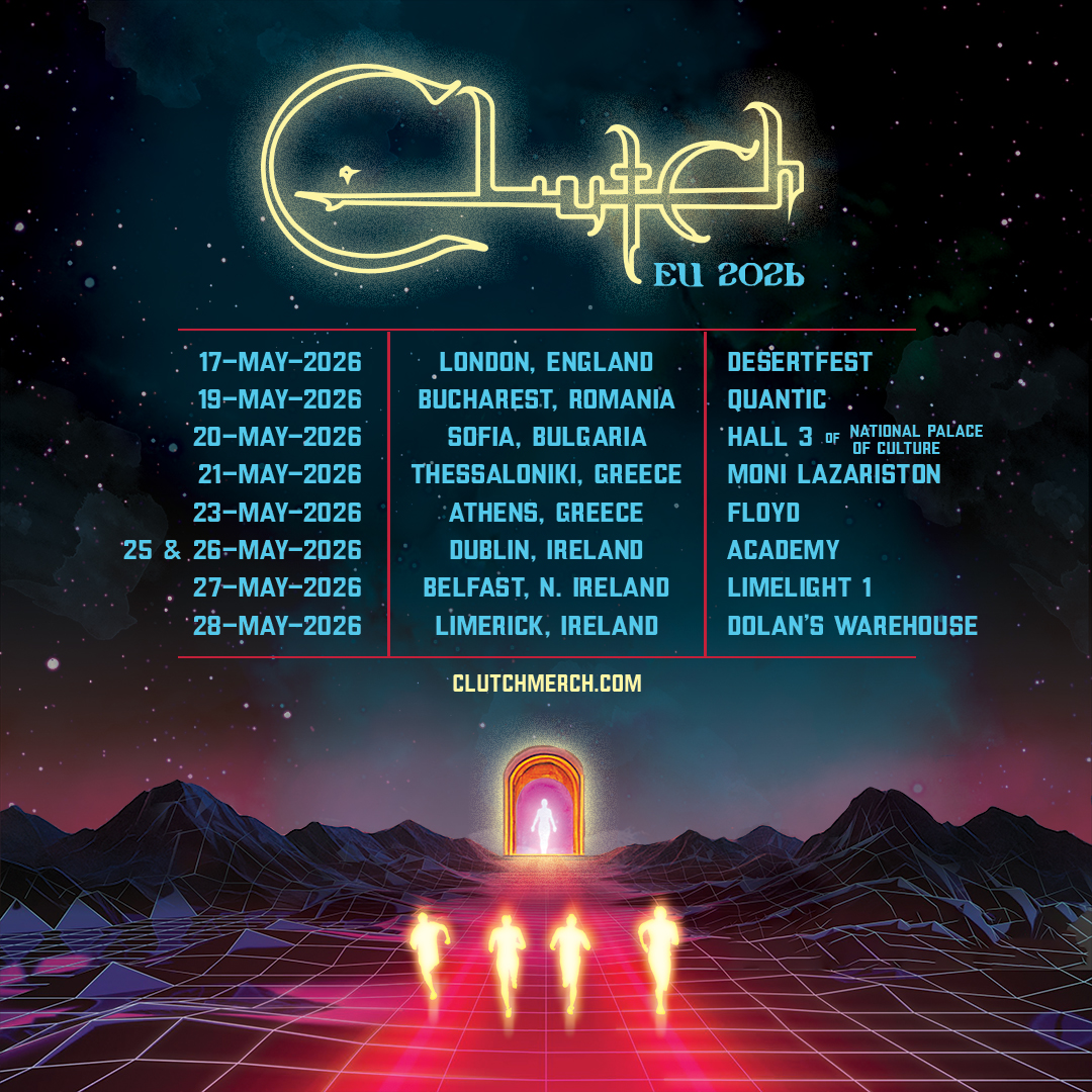 Clutch Suffer No Evil U.S. Tour Poster 2026